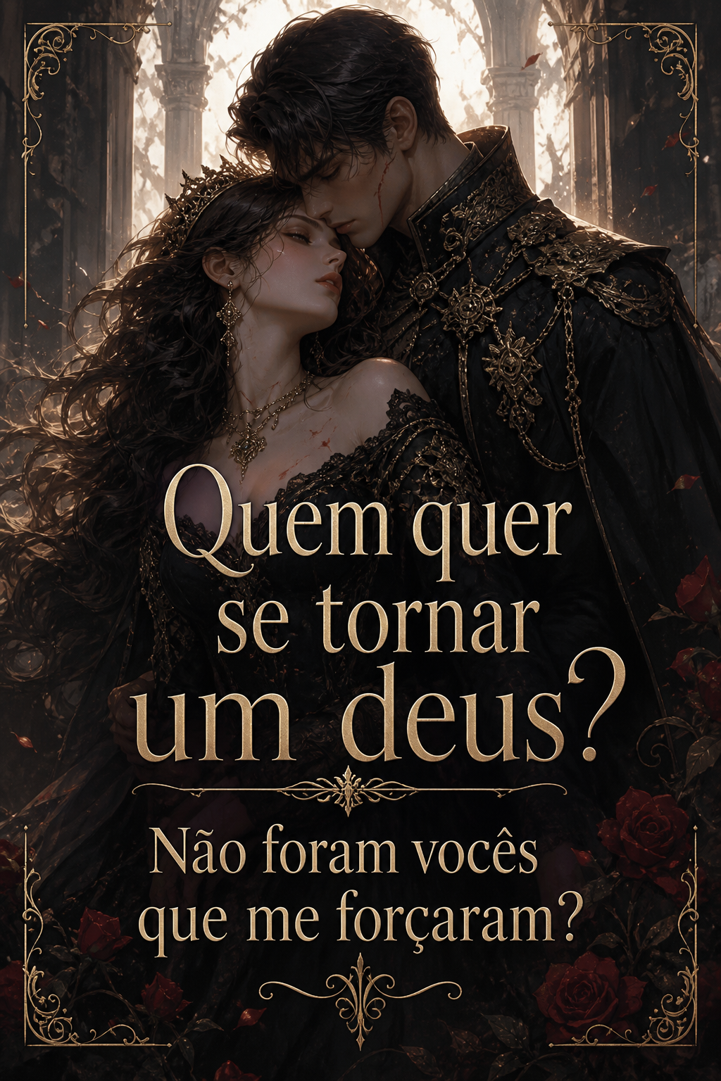 Quem quer se tornar um deus? Não foram vocês que me forçaram?