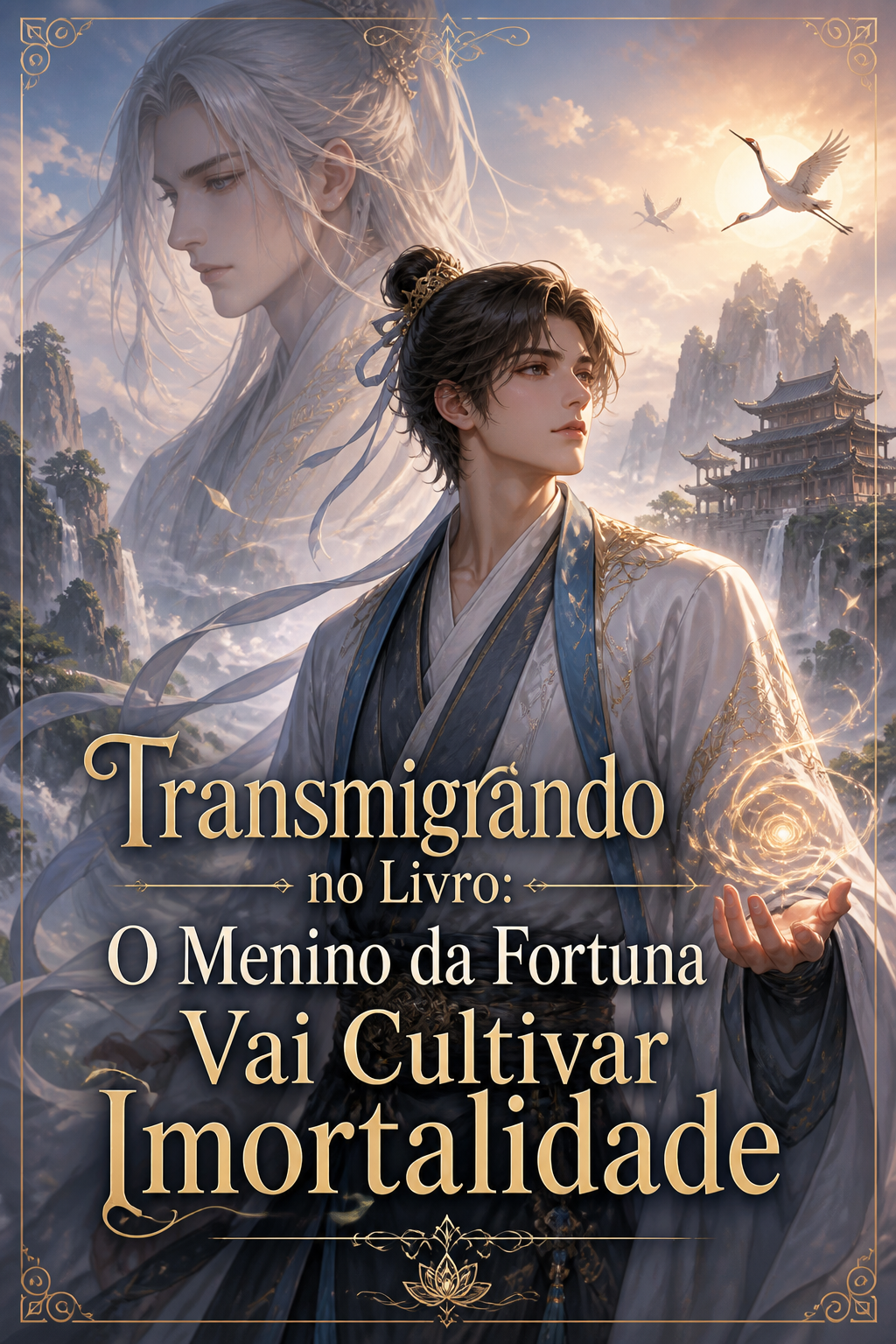 Transmigrando no Livro: O Menino da Fortuna Vai Cultivar Imortalidade