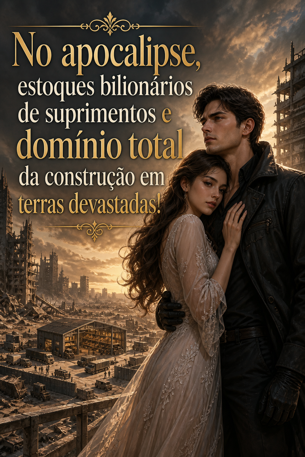 No apocalipse, estoques bilionários de suprimentos e domínio total da construção em terras devastadas!